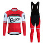 La Casera-Bahamontes Retro Cycling Jersey Long Set