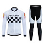 Classic 1960s Peugeot Retro Cycling Jersey Long Set (with Fleece Option)