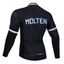 Molteni Black Retro Cycling Jersey with Fleece Option