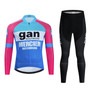 Gan Mercier Hutchinson Retro Cycling Jersey Long Set (with Fleece Option)