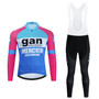 Gan Mercier Hutchinson Retro Cycling Jersey Long Set (with Fleece Option)