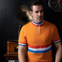 Dutch Classic Merino Wool Retro Cycling Jersey