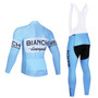 Bianchi Campagnolo Retro Cycling Jersey Long Set (with Fleece Option)