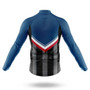 Captain America Long Sleeved Cycling Jersey (with Fleece Option)