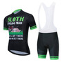 Black Green Sloth Cycling Team Set