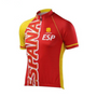 Spanish España Red Retro Cycling Jersey