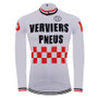 Verviers Pneus Retro Cycling Jersey (with Fleece Option)