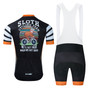 Blue-Orange Sloth Cycling Team Set