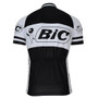 BIC Black Short Sleeve Retro Cycling Jersey