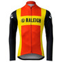 SALE-TI Raleigh Long Sleeve Retro Cycling Jersey