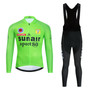 Sunair Sport 80 Green Retro Cycling Jersey Long Set (with Fleece Option)