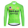 Sunair Sport 80 Green Retro Cycling Jersey Long Set (with Fleece Option)