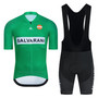 Salvarani Green Retro Cycling Jersey Set