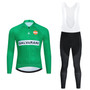 Salvarani Green Retro Cycling Jersey Long Set (with Fleece Option)
