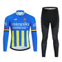 IJsboerke-Warncke Retro Cycling Jersey Long Set (with Fleece Option)