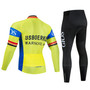 IJsboerke-Warncke Eis Retro Cycling Jersey Long Set (with Fleece Option)