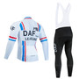 DAF Trucks Lejeune Retro Cycling Jersey Long Set (with Fleece Option)