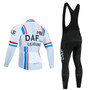 DAF Trucks Lejeune Retro Cycling Jersey Long Set (with Fleece Option)