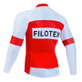 Filotex Red Retro Cycling Jersey Long Set (with Fleece Option)