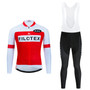 Filotex Red Retro Cycling Jersey Long Set (with Fleece Option)