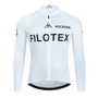 Filotex White Retro Cycling Jersey Long Set (with Fleece Option)