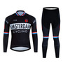 Amsterdam Cycling Team Retro Cycling Jersey Long Set (with Fleece Option)