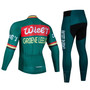 Wiel's Groene Leeuw Retro Cycling Jersey Long Set (with Fleece Option)