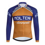 Molteni Brown Retro Cycling Jersey Long Set (with Fleece Option)