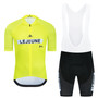 Lejeune Yellow Retro Cycling Jersey Set