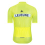 Lejeune Yellow Retro Cycling Jersey