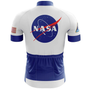 NASA White Retro Cycling Jersey