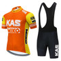 KAS Miko Orange Retro Cycling Jersey Set
