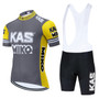 KAS Miko Grey Retro Cycling Jersey Set