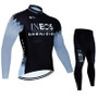 INEOS Grenadier 2024 Black-Grey Cycling Team Long Set (With Fleece Option)