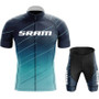 SRAM Blue Night Retro Cycling Jersey Set