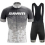 SRAM Black Retro Cycling Jersey Set