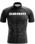 SRAM Black Retro Cycling Jersey Set