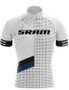 SRAM White Retro Cycling Jersey Set