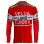 Flandria Velda Lano Retro Cycling Jersey (with Fleece Option)