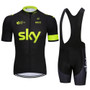 Team Sky Black Cycling Jersey Set
