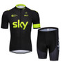 Team Sky Black Cycling Jersey Set