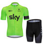 Team Sky Green Cycling Jersey Set