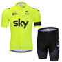Team Sky Yellow Cycling Jersey Set