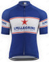 SALE-San Pellegrino Blue Short Sleeve Retro Cycling Jersey