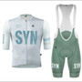 SALE-SYN Global Cycling Club Grey-Green Jersey Set