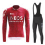 Ineos Grenadiers Red Cycling Team Long Set (With Fleece Option)