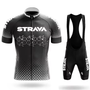 Strava Cycling Team Black Bike Jersey Set