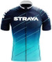 Strava Cycling Team Blue Fade Jersey Set
