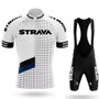 Strava Cycling Team White Jersey Set
