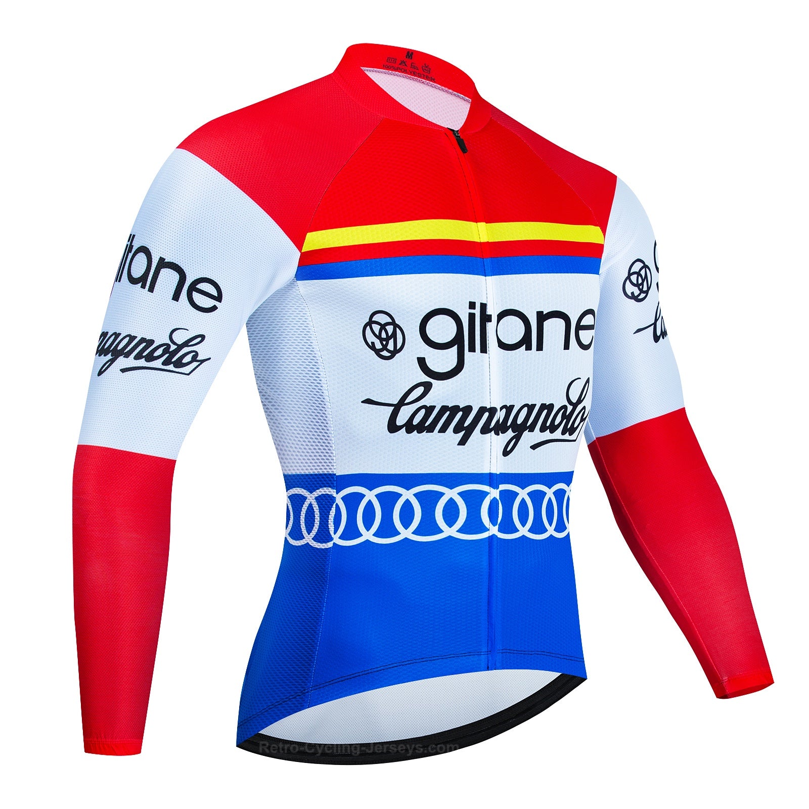 VINTAGE Maillot cycliste GITANE CHARTRE ROANNE cycling shirt - 49,90